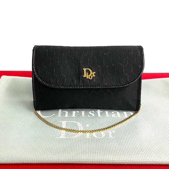 Dior Handbags - Dior Honeycomb Canvas Chain Crossbody Bag Canvas Crossbody Bag in Good condition